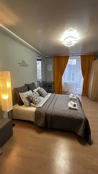 Выборг: Апартаменты J&N Apartments Трёхместная студия с балконом в центре города Московский 16