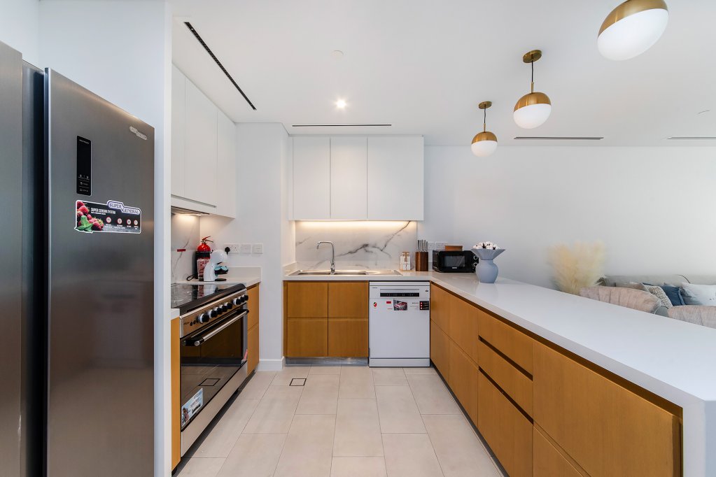 Дубай: Апартаменты Luxury 2Br at La Vie with beautiful sea view