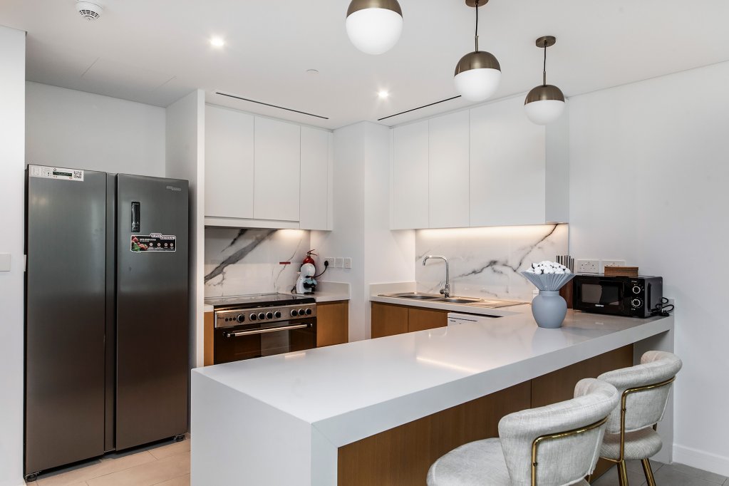 Дубай: Апартаменты Luxury 2Br at La Vie with beautiful sea view
