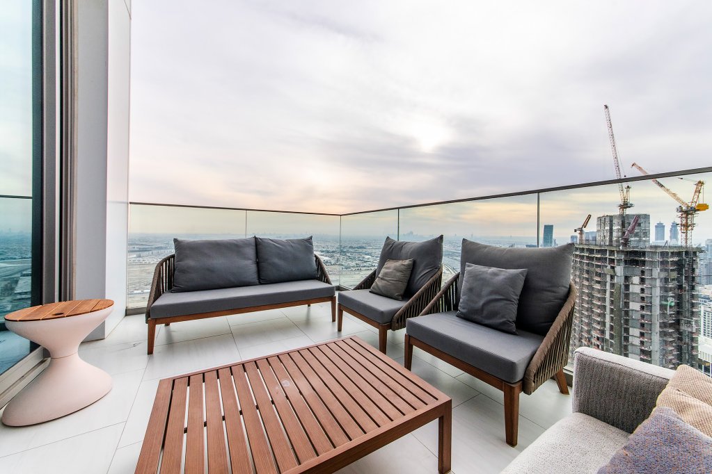 Дубай: Апартаменты Sky Premium 1BR Duplex with city view in SLS