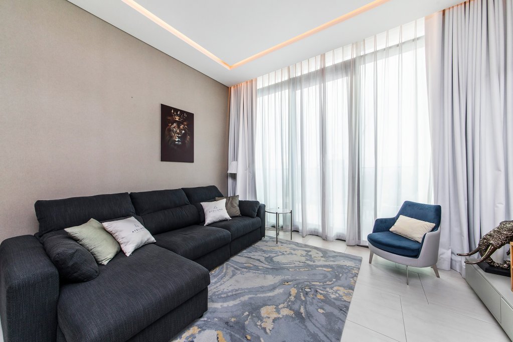 Дубай: Апартаменты Sky Premium 1BR Duplex with city view in SLS