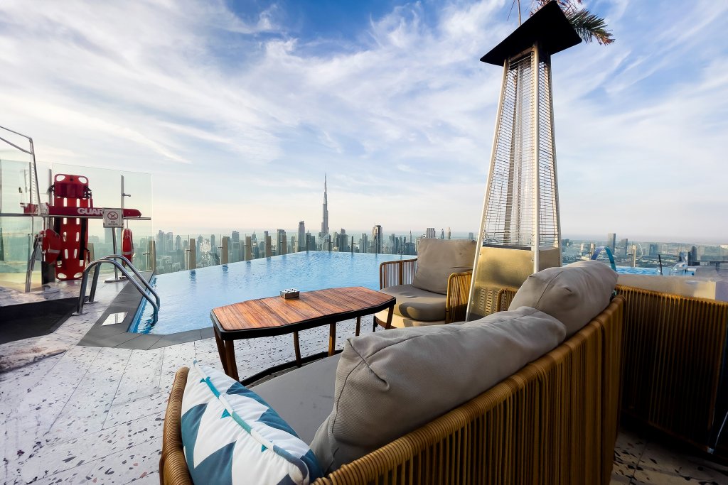 Дубай: Апартаменты Sky Premium 1BR Duplex with city view in SLS