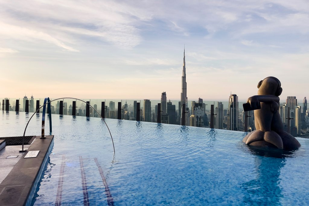 Дубай: Апартаменты Sky Premium 1BR Duplex with city view in SLS