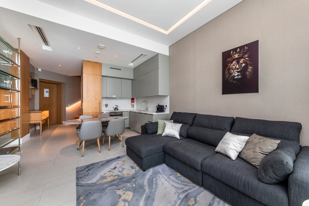 Дубай: Апартаменты Sky Premium 1BR Duplex with city view in SLS