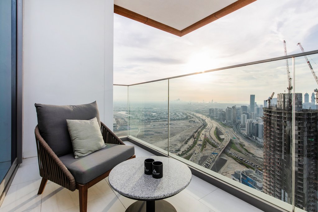 Дубай: Апартаменты Sky Premium 1BR Duplex with city view in SLS