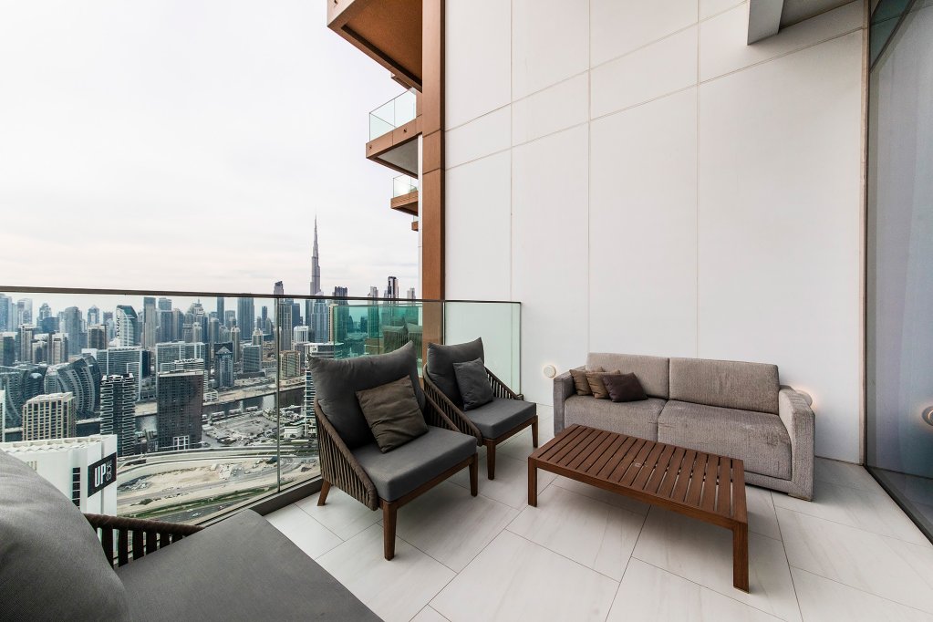 Дубай: Апартаменты Sky Premium 1BR Duplex with city view in SLS