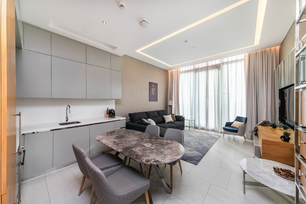 Дубай: Апартаменты Sky Premium 1BR Duplex with city view in SLS