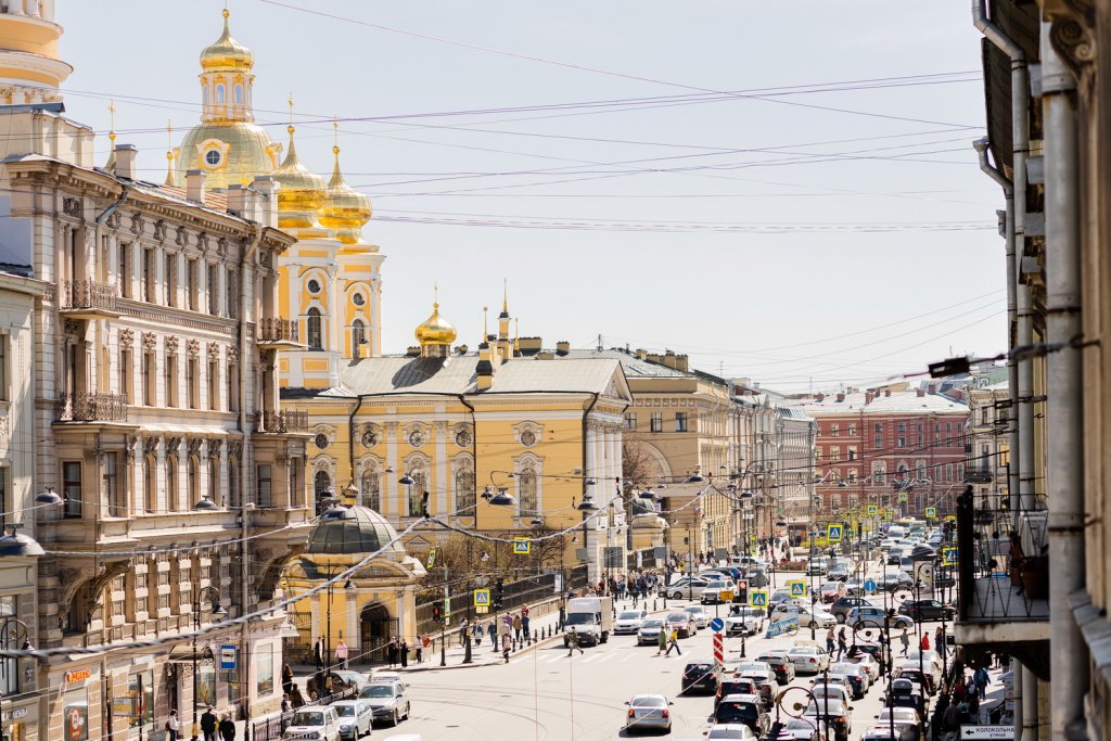 Санкт-Петербург: Апартаменты SpbStay Владимирский 13 двухуровневая студия с балконом