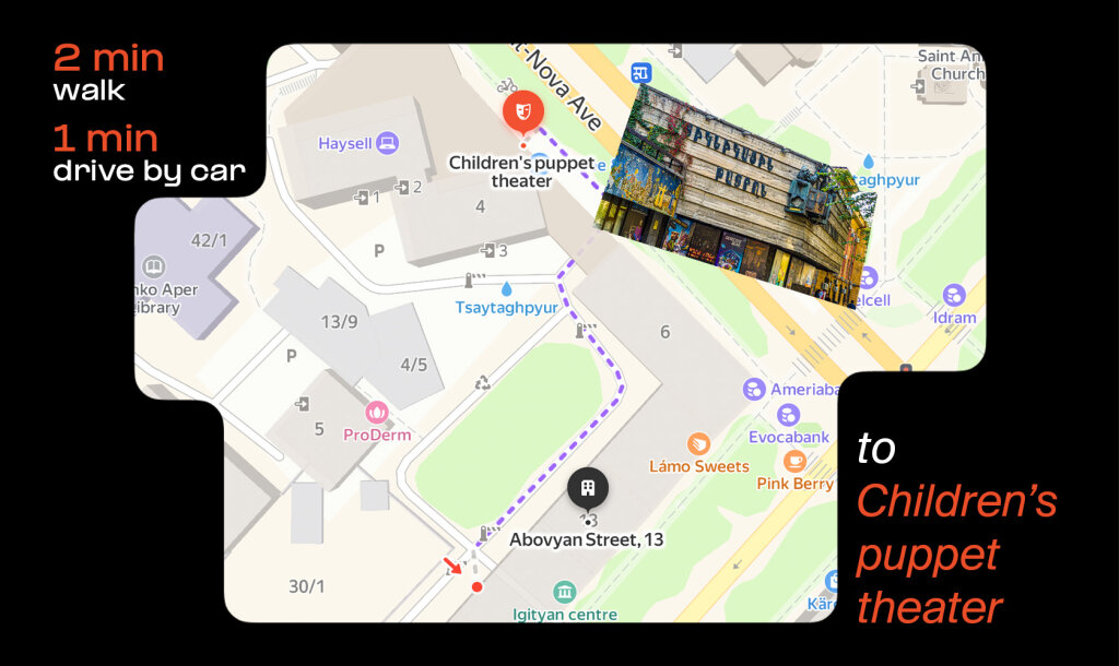 Ереван: Апартаменты 1BR: Urban Oasis/Balcony/Easy Check-In/Keygo 53