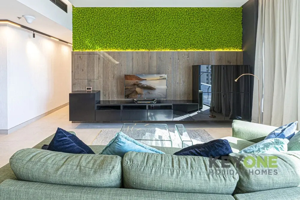 Дубай: Spectacular 3BR Suite with Marina View