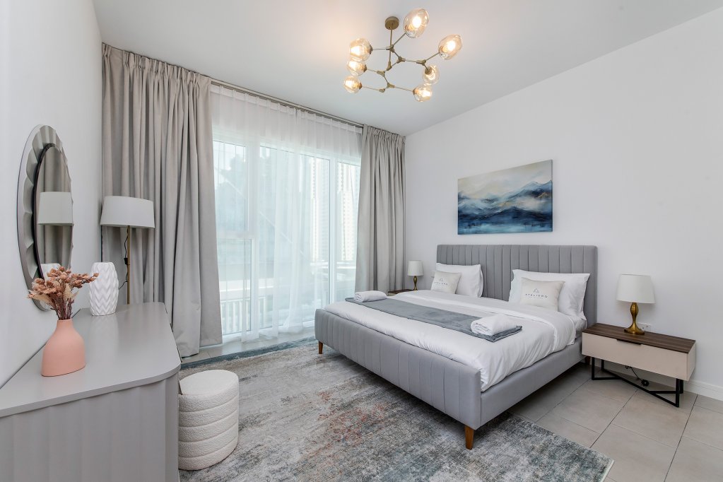 Дубай: Апартаменты Elite 2BR at La Vie with beautiful sea view