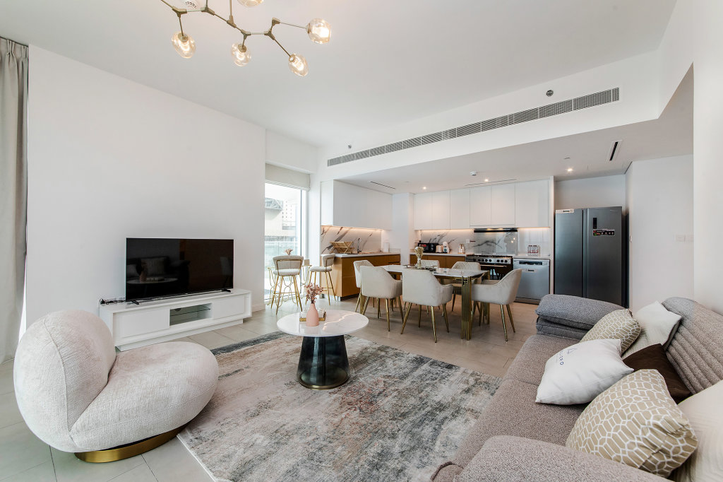 Дубай: Апартаменты Exclusive 2BR at La Vie with panoramic sea view