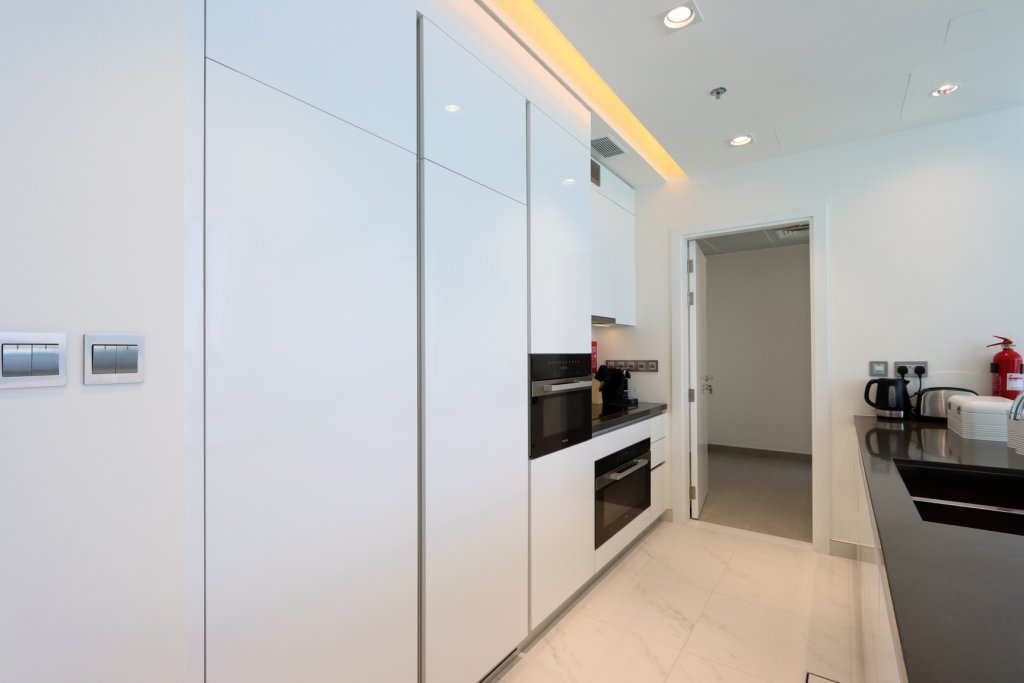 Дубай: Апартаменты Panoramic 2BR with Lagoon view at District One