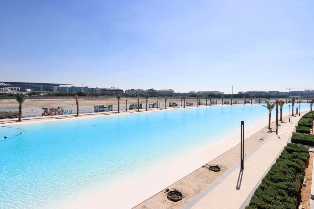 Дубай: Апартаменты Panoramic 2BR with Lagoon view at District One