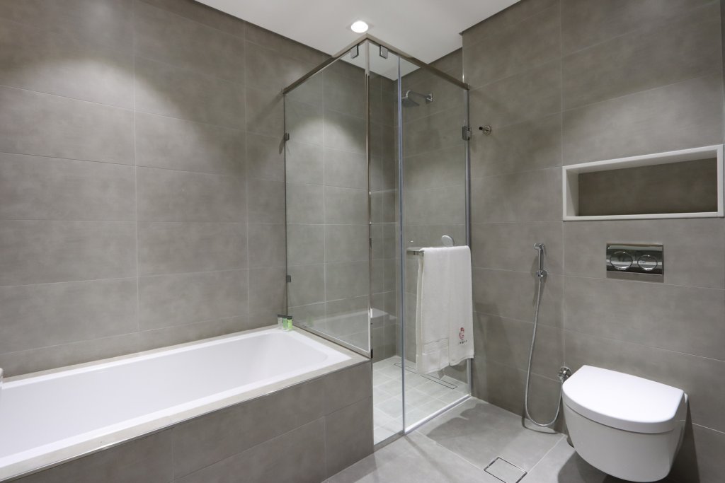 Дубай: Апартаменты Panoramic 2BR with Lagoon view at District One