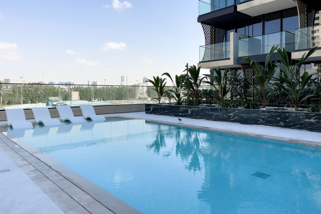Дубай: Апартаменты Wonderful 1BR in Binghatti Crescent