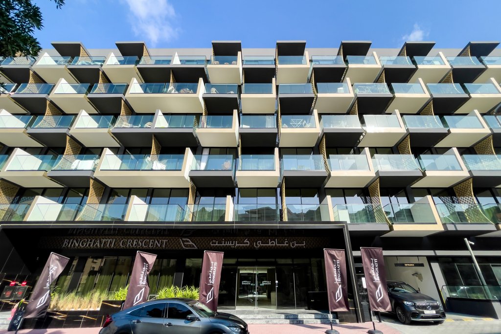 Дубай: Апартаменты Wonderful 1BR in Binghatti Crescent