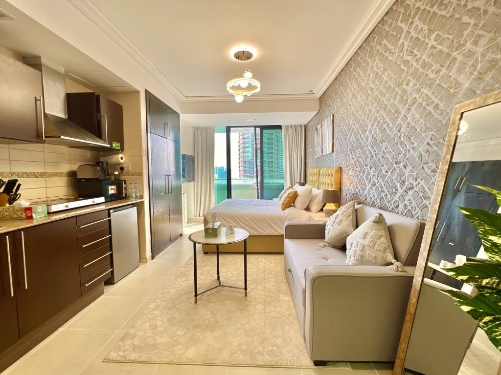 Дубай: Апартаменты Cosmos Living Cozy Studio With Balcony