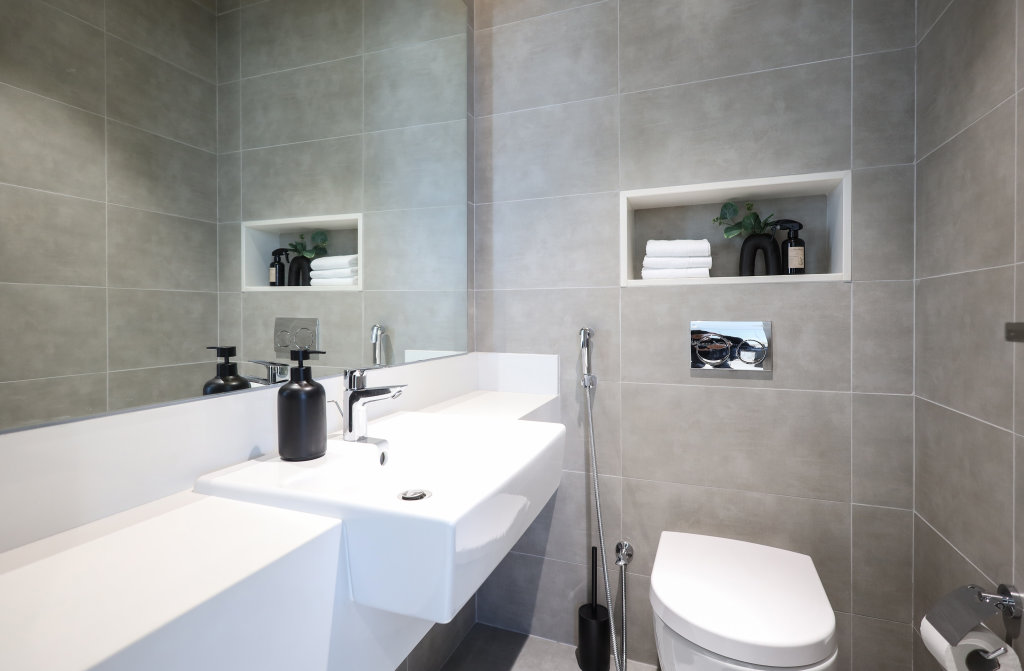 Дубай: Apartments Elite LUX Holiday Homes - Lagoon View 1BR Luxury Oasis in MBR Dubai