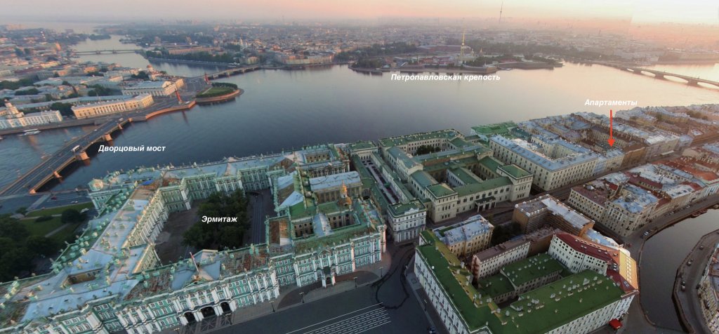 Санкт-Петербург: Апартаменты на улице Миллионная