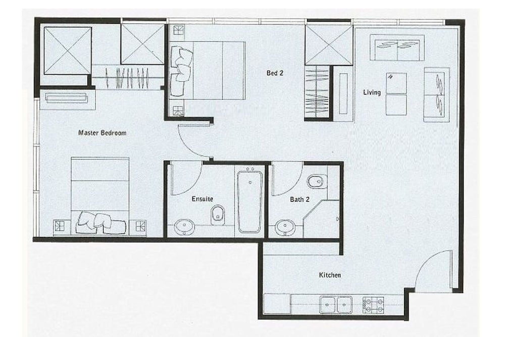 2 Bed Serviced Penthouse Skyvillas — фото 6