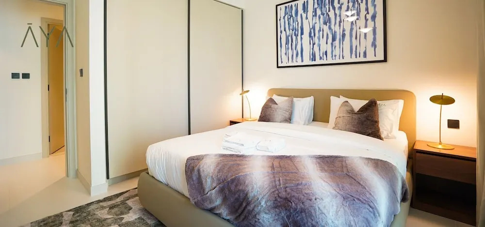 Дубай: Aya - Beachfront Apartment With all Amenities and Pool