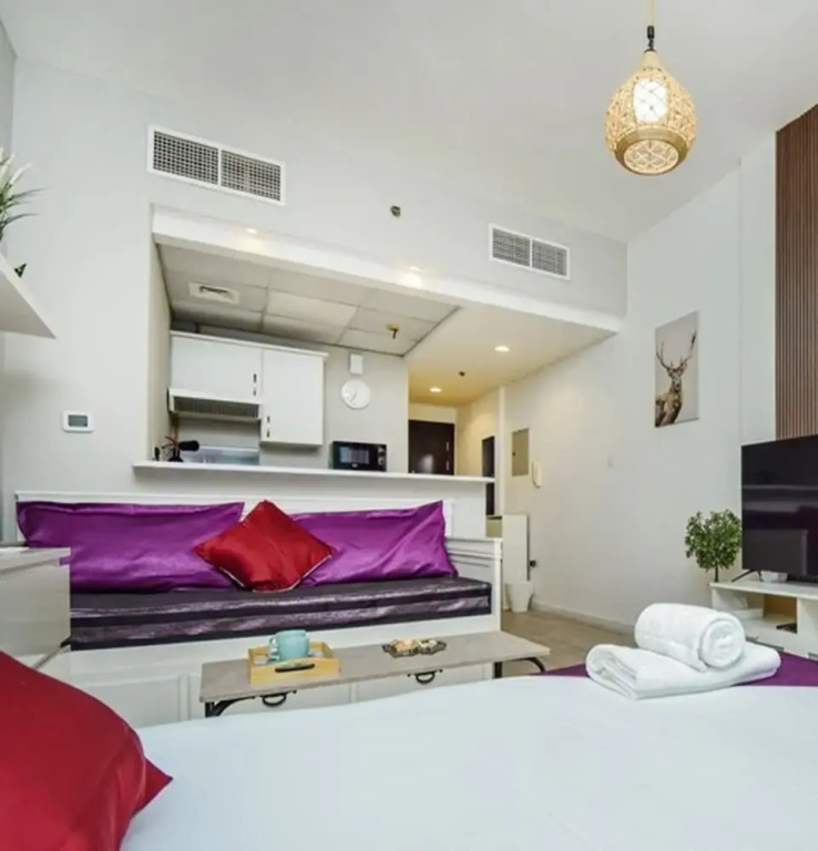 Дубай: Stylish Studio in Dubai Marina Close to the Beach, Mall and Metro