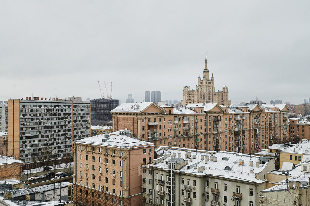 Москва: Квартира GM Apartments Стильная Трехкомнатная с видом на Новый Арбат