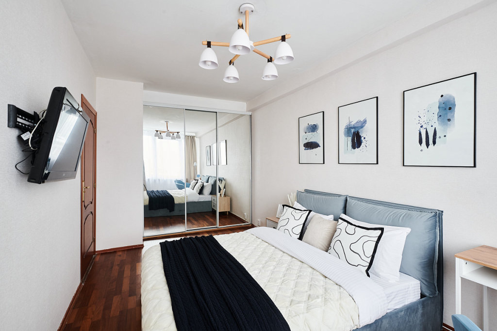 Москва: Квартира GM Apartments Стильная Трехкомнатная с видом на Новый Арбат