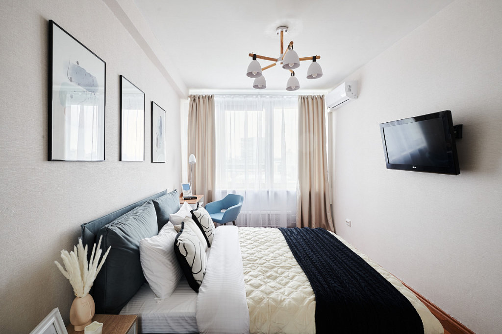 Москва: Квартира GM Apartments Стильная Трехкомнатная с видом на Новый Арбат