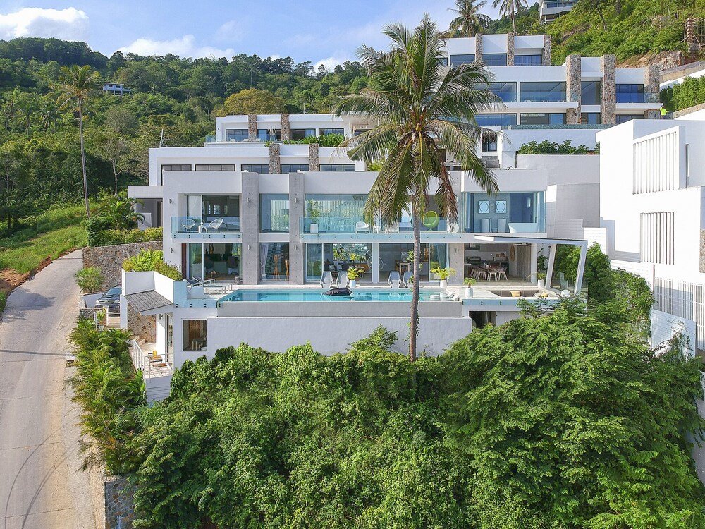 Самуи: Stylish Sea View Villa 5 Bedrooms -KBR13