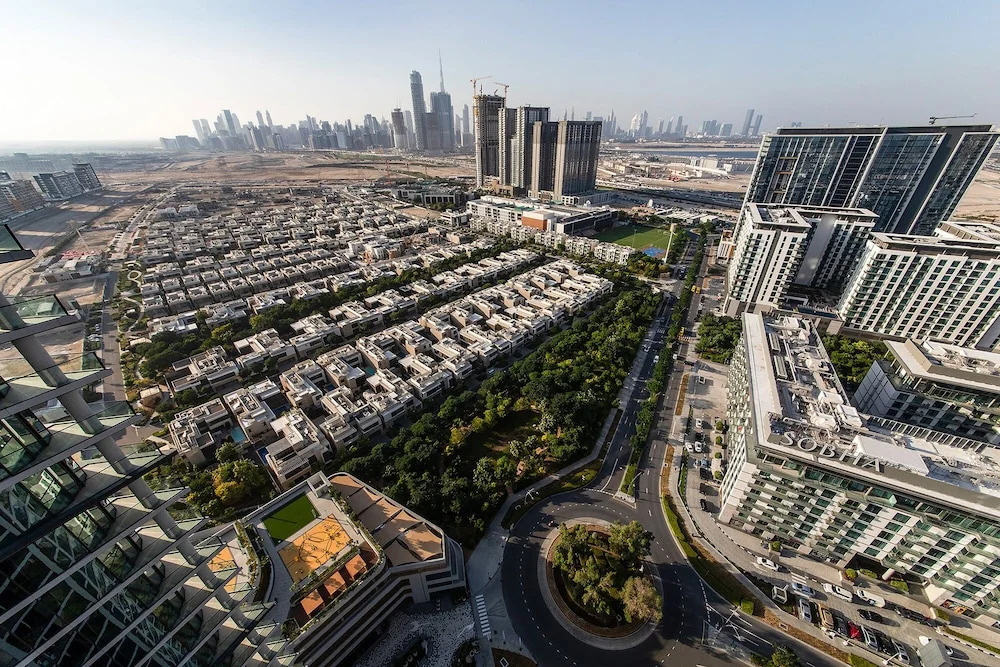 Дубай: Sobha waves 1BR with panoramic views