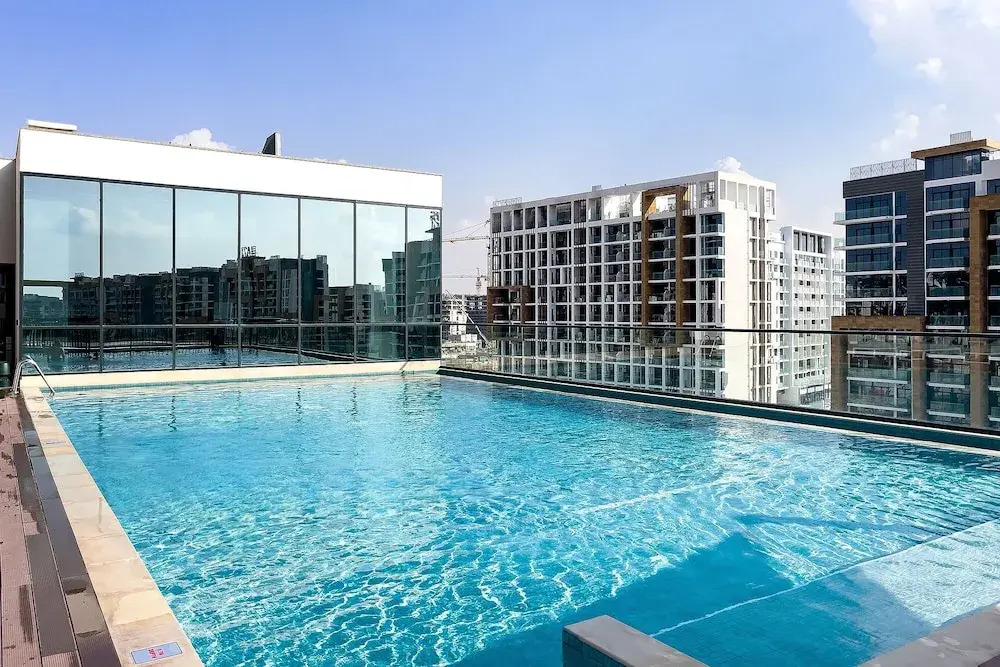 Дубай: Sobha waves 1BR with panoramic views