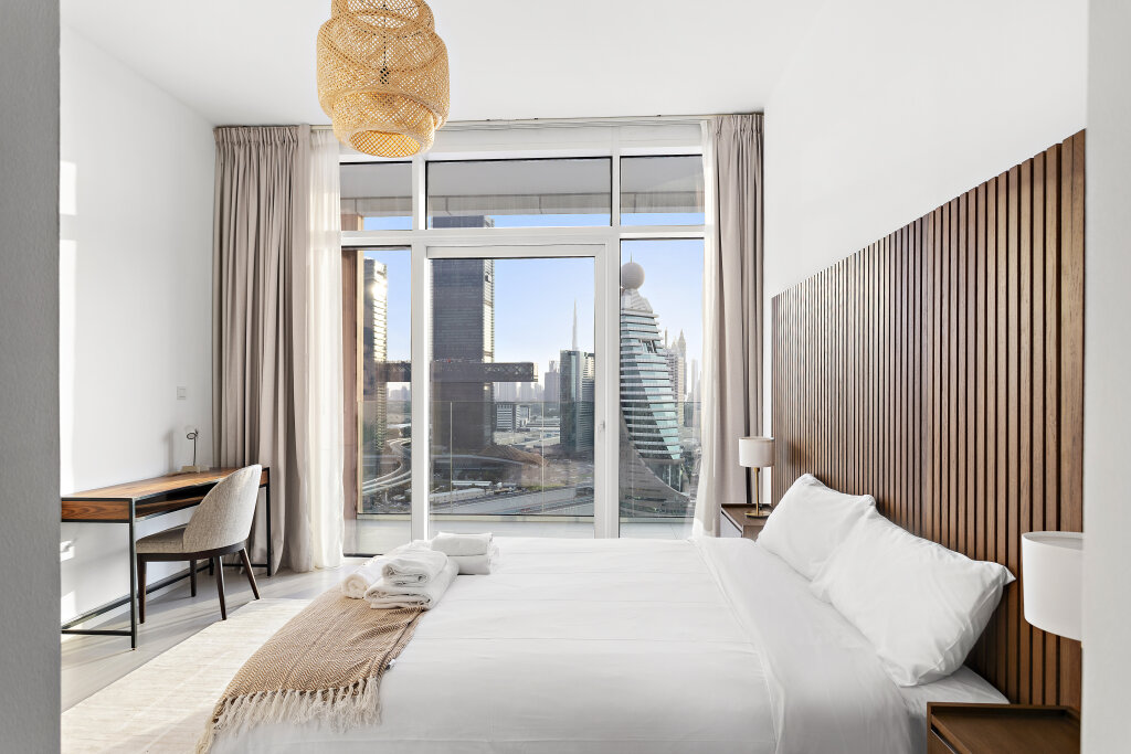 Дубай: Апартаменты WelHome - Luxurious and Breathtaking Views 1BR in Za'abeel