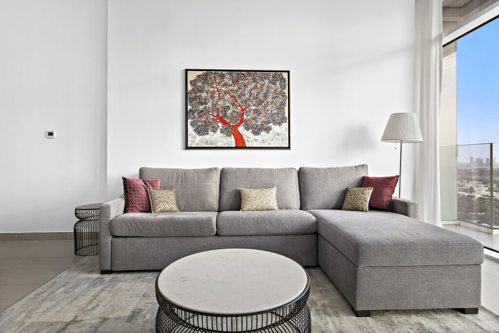 Дубай: Апартаменты WelHome - Luxurious and Breathtaking Views 1BR in Za'abeel