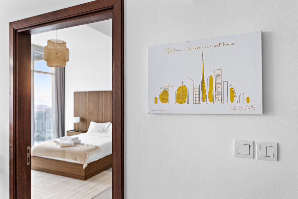 Дубай: Апартаменты WelHome - Luxurious and Breathtaking Views 1BR in Za'abeel