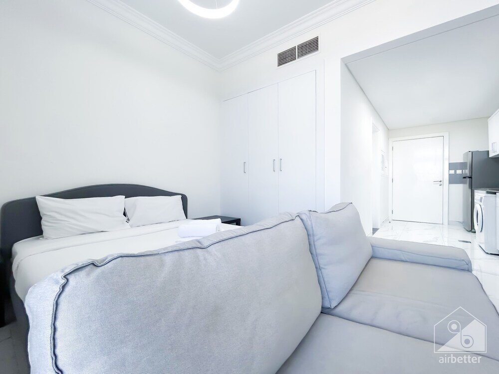 Дубай: Spacious Studio With Balcony in AL Majan