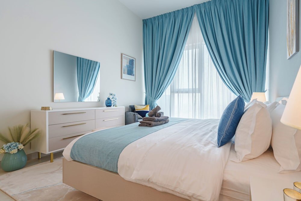 Дубай: Marco Polo - Furnished 1BR With Skyline Views Near Zabeel Park