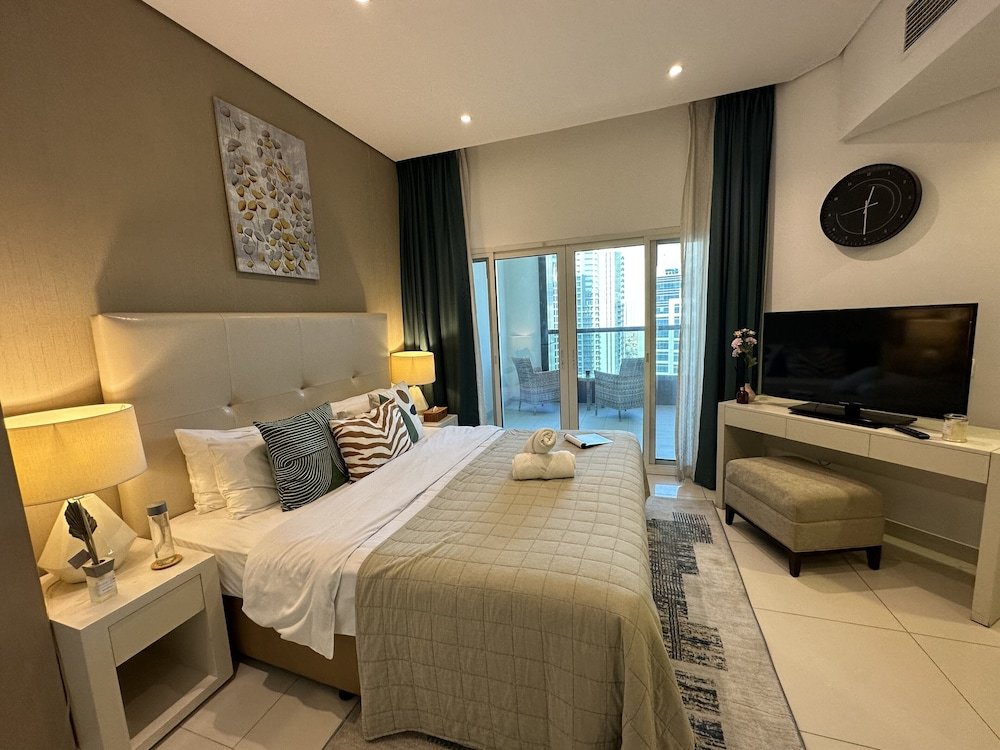 Дубай: Manzil - Cozy Studio nr Downtown w Canal Views