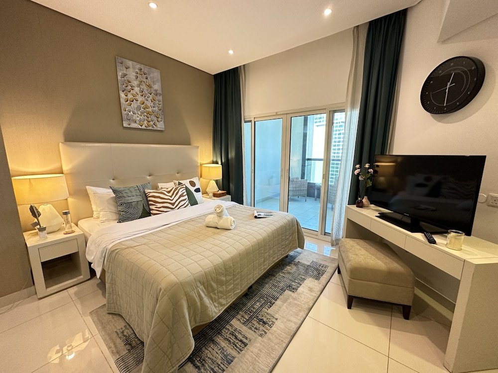 Дубай: Manzil - Cozy Studio nr Downtown w Canal Views