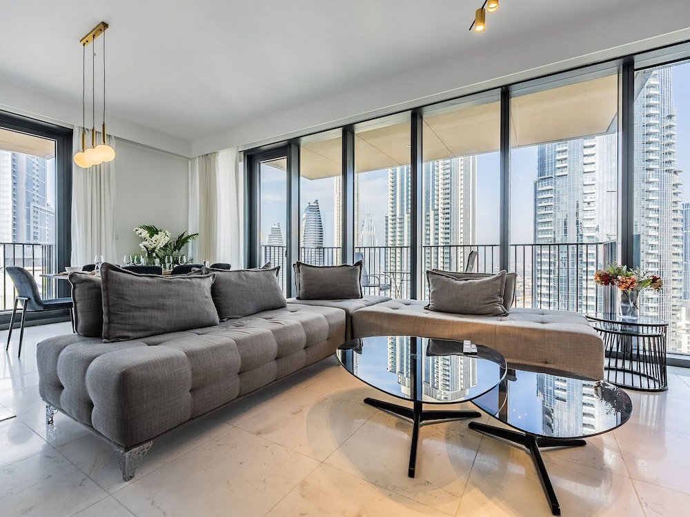 Дубай: Spacious Apt With Spectacular Burj Khalifa Views