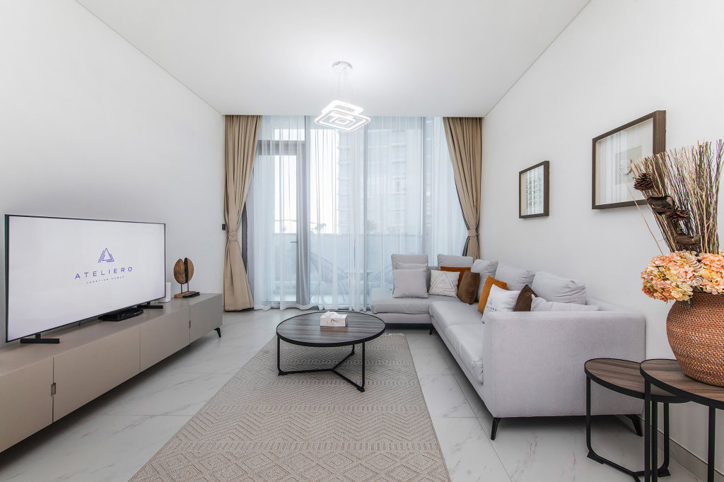 Дубай: Апартаменты Cozy 1BR for relax in Crystal Lagoon