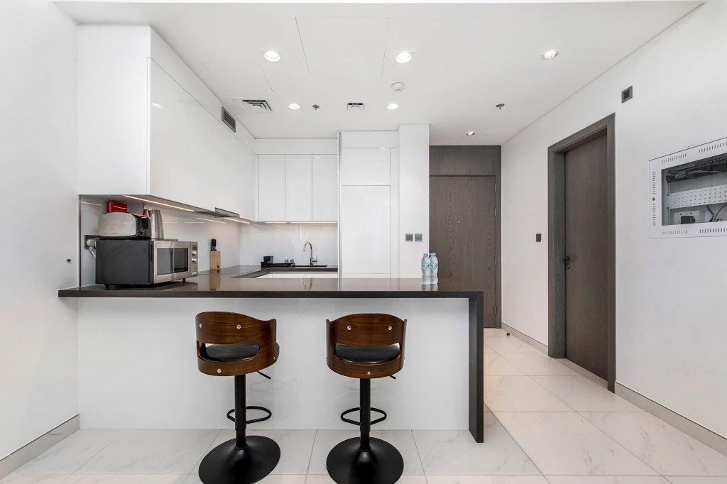 Дубай: Апартаменты Cozy 1BR for relax in Crystal Lagoon