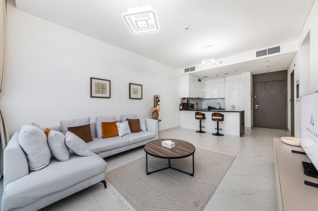 Дубай: Апартаменты Cozy 1BR for relax in Crystal Lagoon