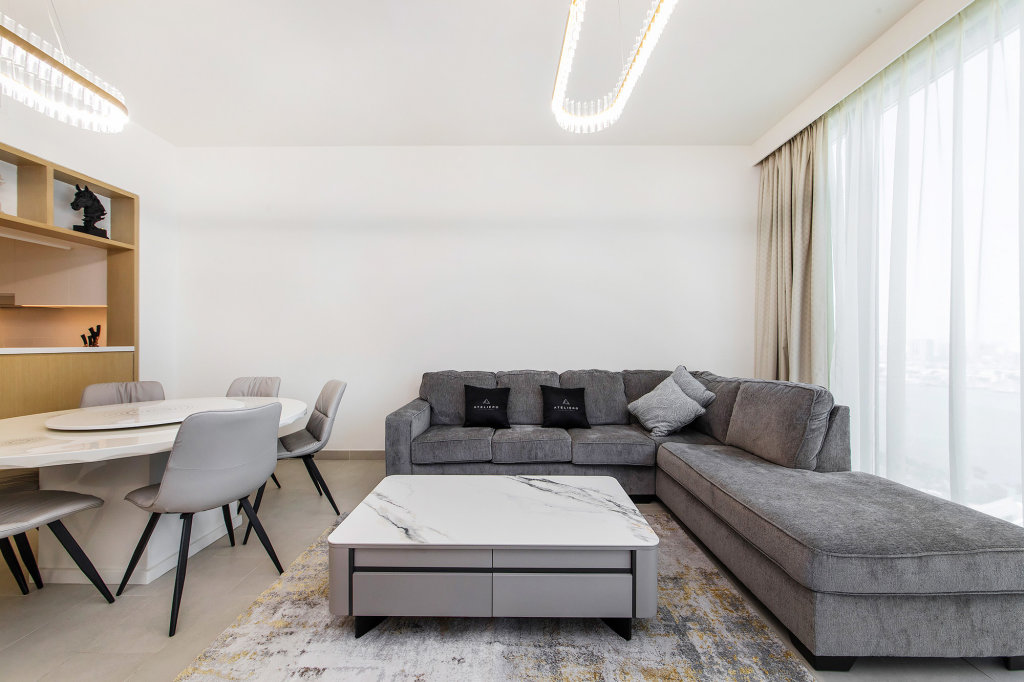 Дубай: Апартаменты Urban 2BR with Harbour views at Creek Rise Tower