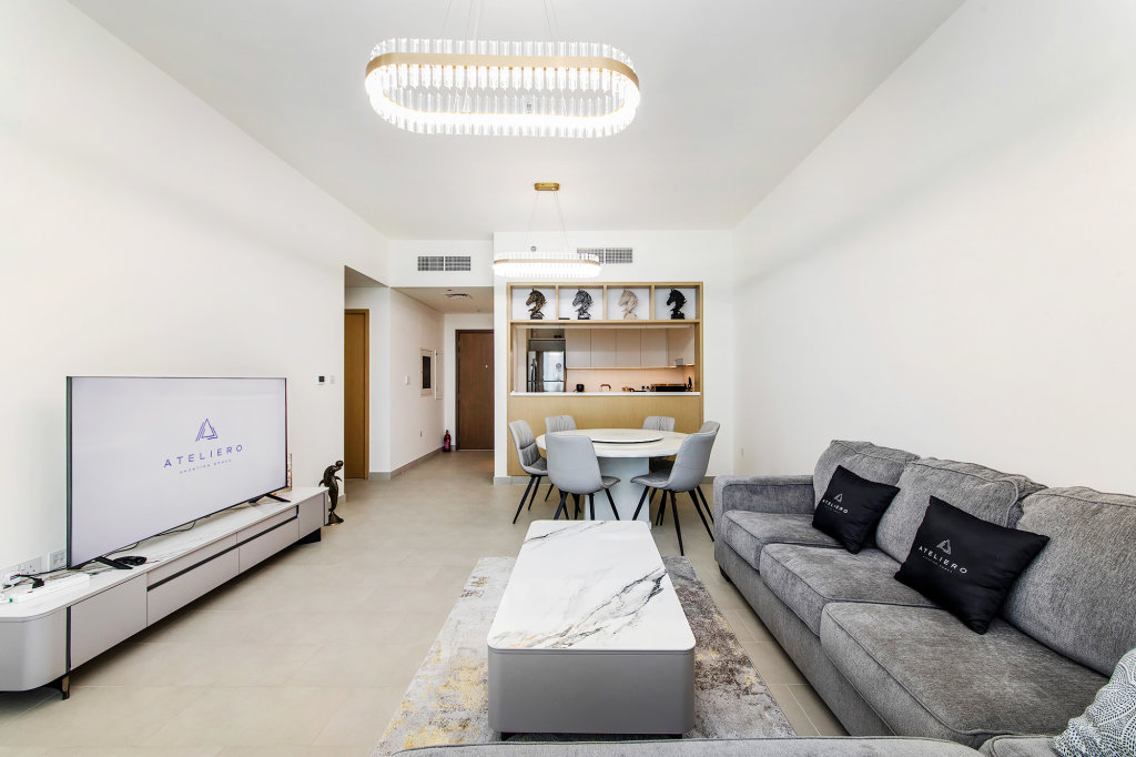 Дубай: Апартаменты Urban 2BR with Harbour views at Creek Rise Tower