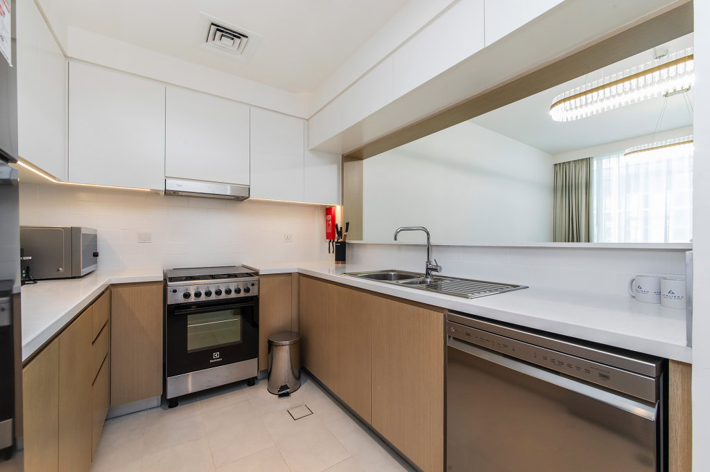 Дубай: Апартаменты Urban 2BR with Harbour views at Creek Rise Tower