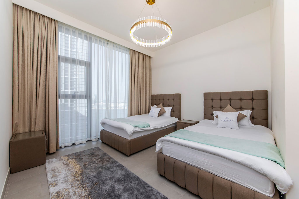 Дубай: Апартаменты Urban 2BR with Harbour views at Creek Rise Tower