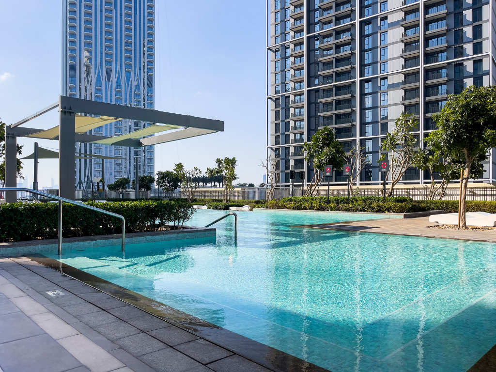 Дубай: Апартаменты Urban 2BR with Harbour views at Creek Rise Tower
