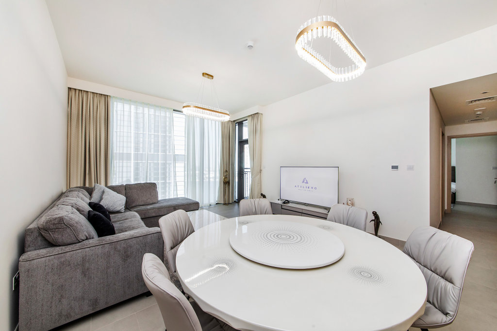 Дубай: Апартаменты Urban 2BR with Harbour views at Creek Rise Tower